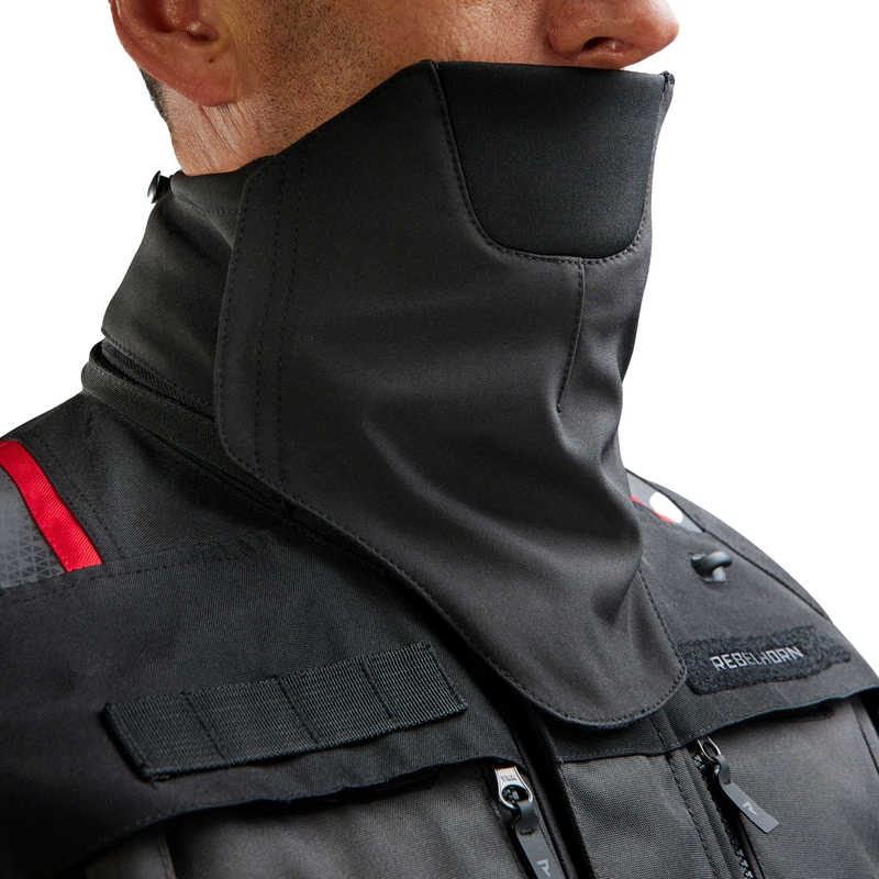 Rebelhorn Cubby V motorjack zwart-antraciet-rood