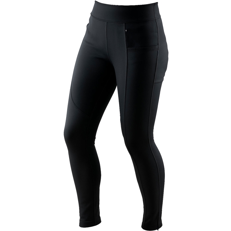 Street Racer Vixed cropped motorlegging voor dames, zwart