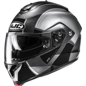 HJC C91N Jyn MC5 opklapbare motorhelm zwart-zilver