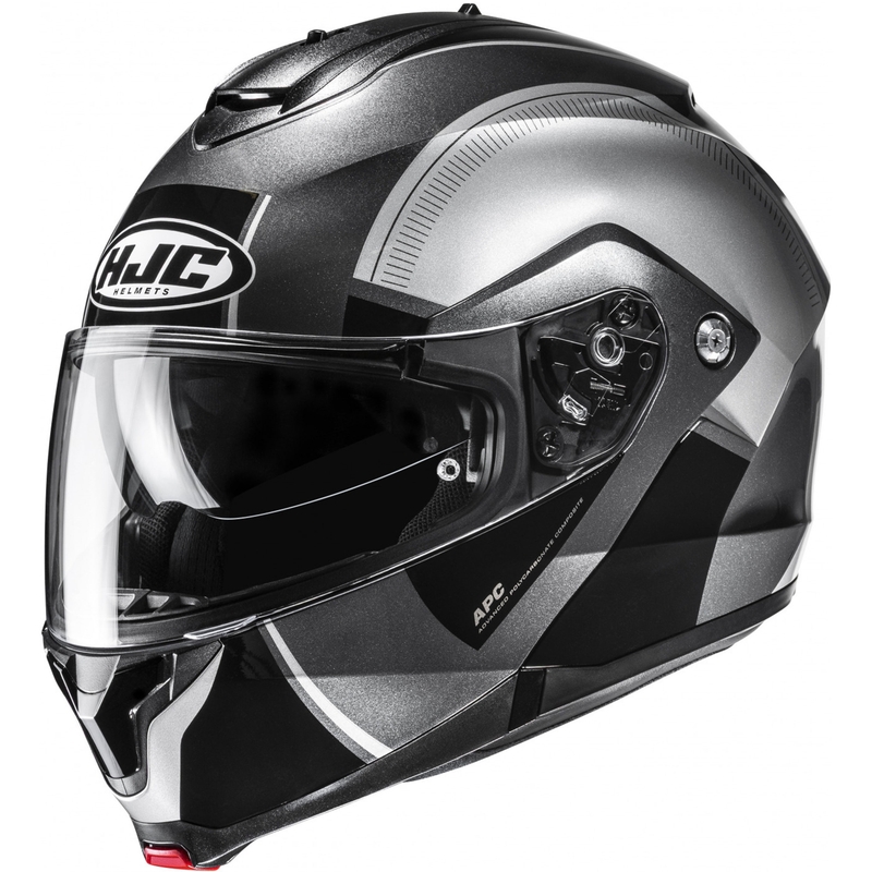 HJC C91N Jyn MC5 opklapbare motorhelm zwart-zilver