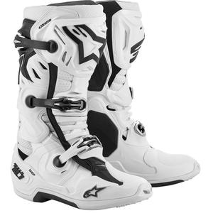 Alpinestars Tech 10 Supervented Motorfietslaarzen Geperforeerd Wit
