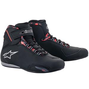 Alpinestars Sektor Waterdichte Zwart-Rood-Grijs-Kampo Motorfietslaarzen