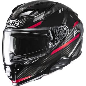 Integraal motorhelm HJC F71 CARBON Esira MC1 zwart-rood