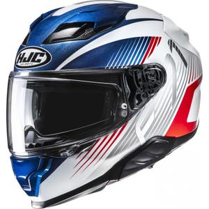 Integraal motorhelm HJC F71 Catos MC21 wit-blauw-rood