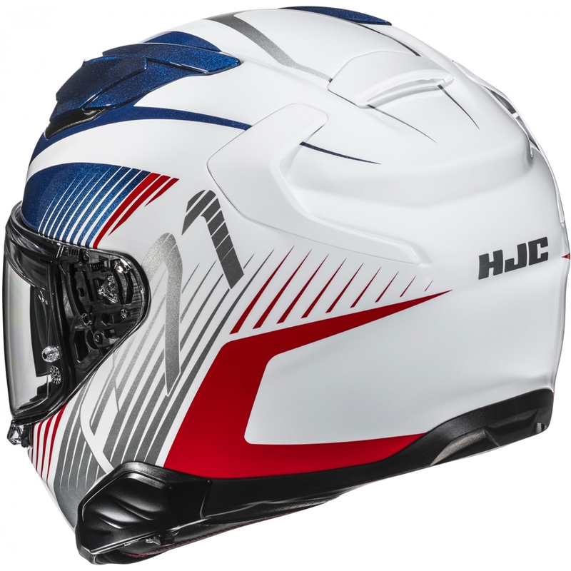 Integraal motorhelm HJC F71 Catos MC21 wit-blauw-rood
