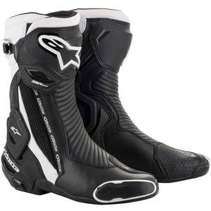 Alpinestars SMX Plus 2 zwart-witte motorlaarzen