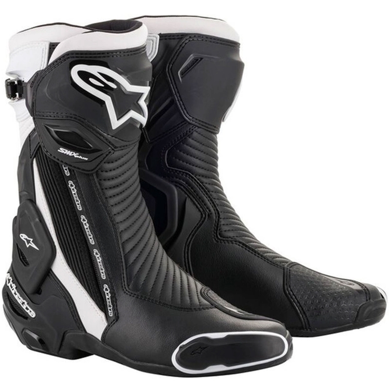 Alpinestars SMX Plus 2 zwart-witte motorlaarzen