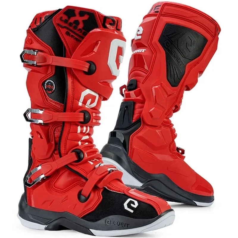 Eleveit X-Legend motorlaarzen rood