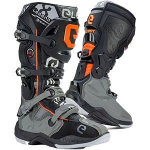 Eleveit X-Legend motorlaarzen grijs-oranje