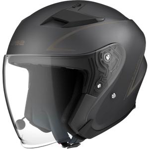 Open motorhelm SENA Outstar S zwart mat