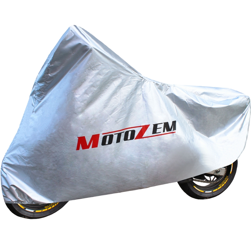 MotoZem motorfietsafdekzeil - zilver