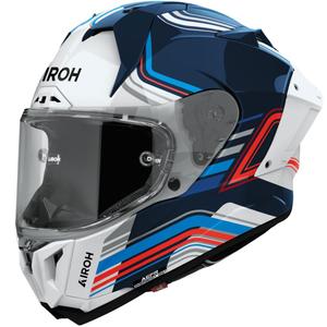 Airoh GP800 Hurricane integraal motorhelm glanzend blauw-wit