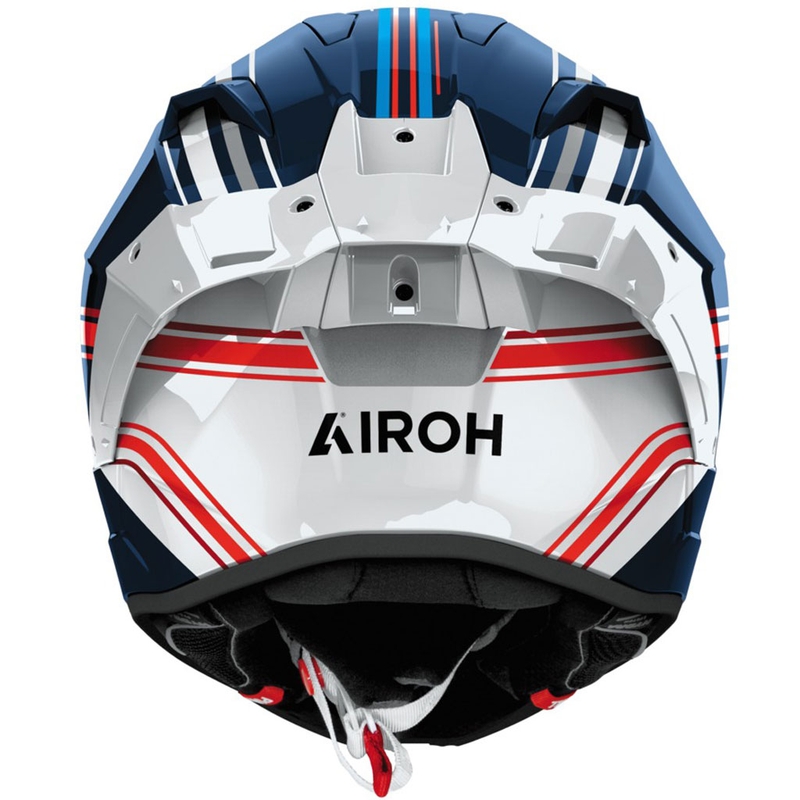 Airoh GP800 Hurricane integraal motorhelm glanzend blauw-wit