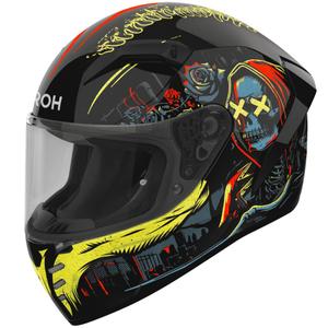 Airoh CONNOR Double Face integraal motorhelm glanzend zwart-geel