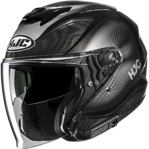 Open motorhelm HJC i40N Vision MC5 zwart-wit