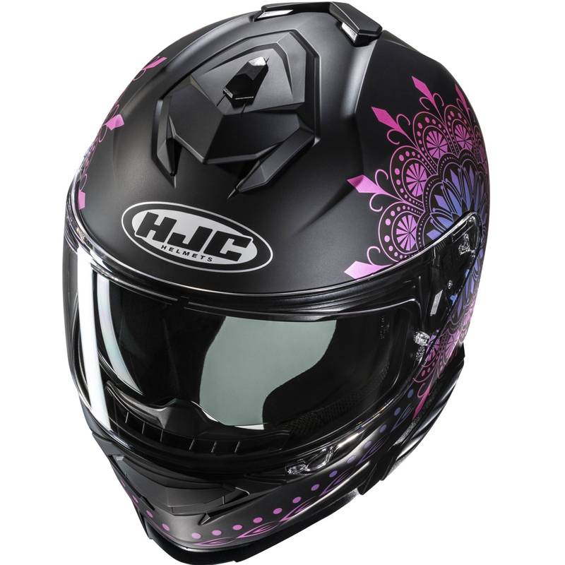 Integraal motorhelm HJC i71 Niel MC28SF zwart-roze