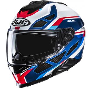 HJC i71 Zest MC21 integraal motorhelm blauw-wit-rood
