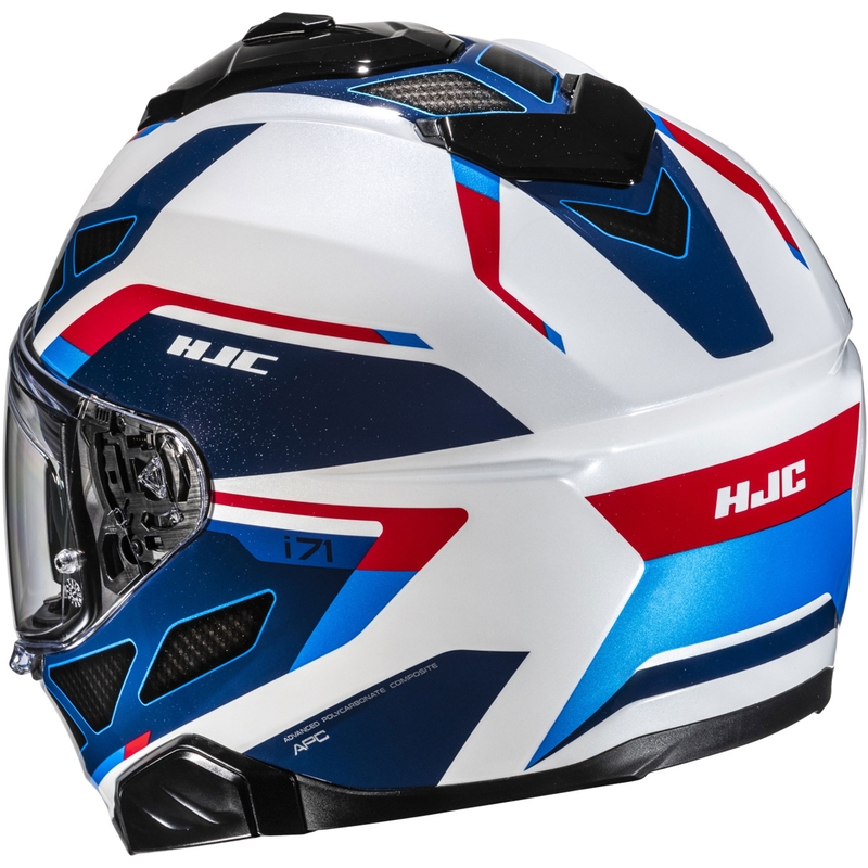 HJC i71 Zest MC21 integraal motorhelm blauw-wit-rood