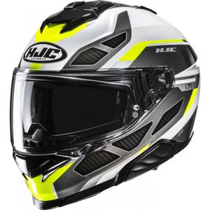 Integraal motorhelm HJC i71 Zest MC3H zwart-wit-fluogeel