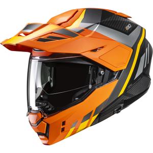 Opklapbare motorhelm HJC i80 Imes MC3H zwart-grijs-oranje