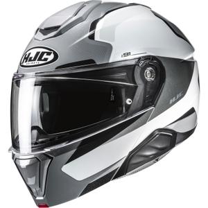 Opklapbare motorhelm HJC i91 Felio MC5 grijs-wit