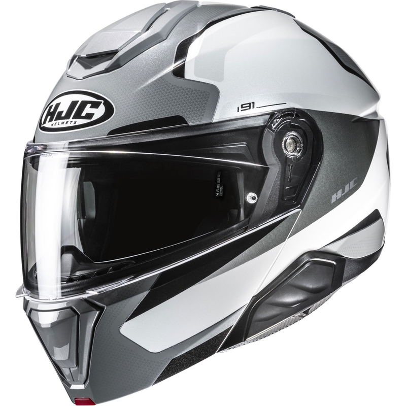 Opklapbare motorhelm HJC i91 Felio MC5 grijs-wit