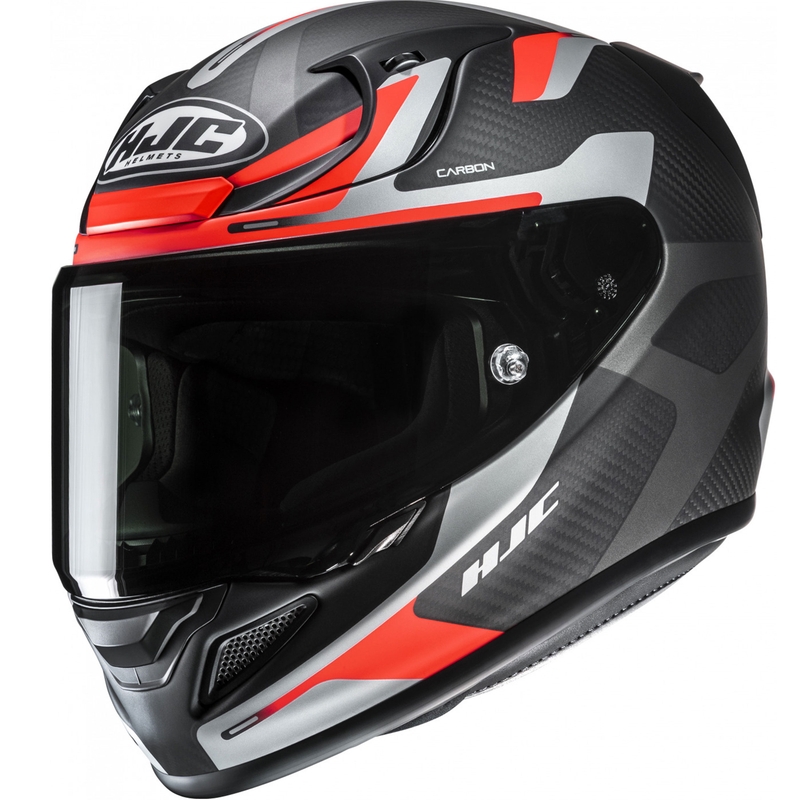 Integraal motorhelm HJC RPHA 12 CARBON Xentra MC6HSF zwart-grijs-rood
