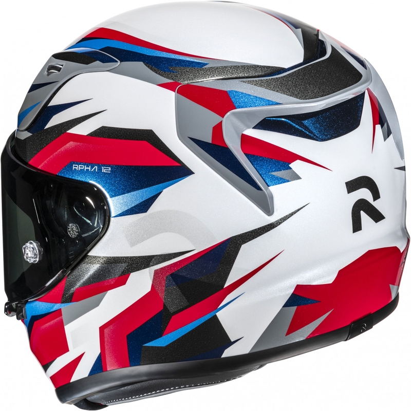 Integraal motorhelm HJC RPHA 12 Dravix MC21 wit-zwart-blauw-rood