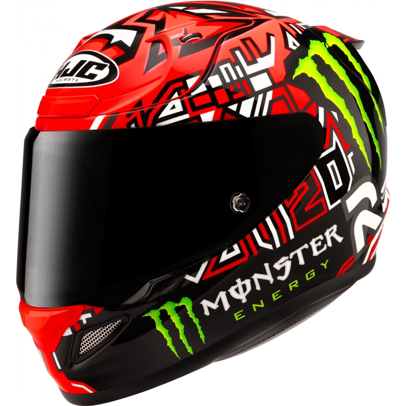 HJC RPHA 12 Quartararo Replica II MC1 integraal motorhelm rood-zwart