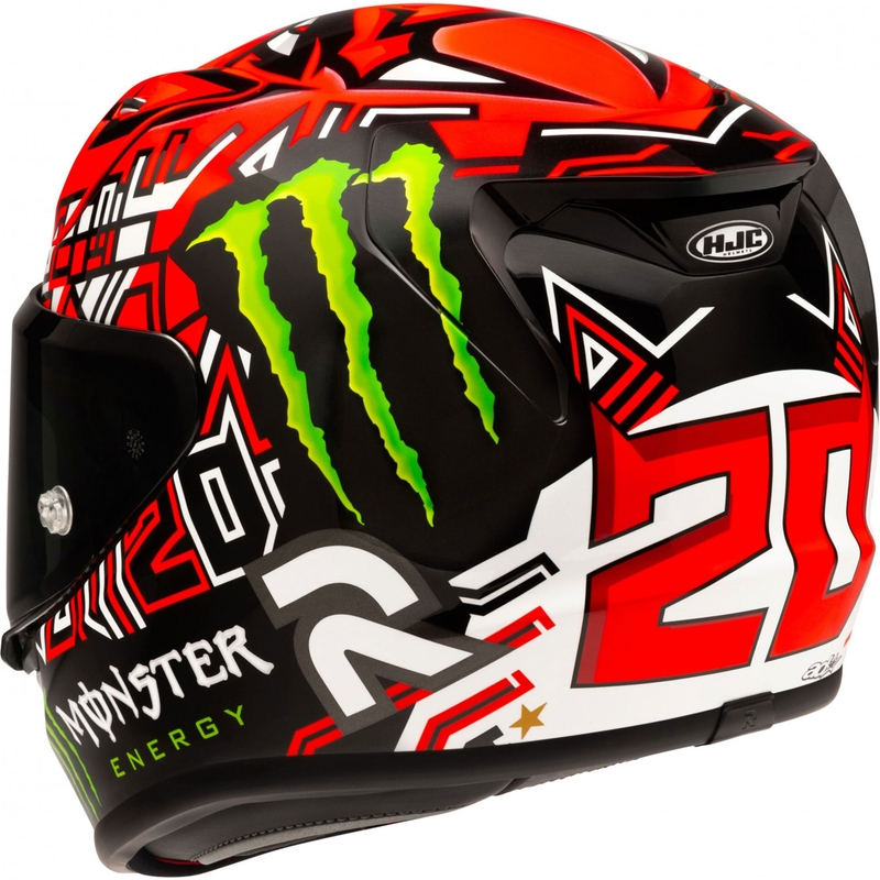 HJC RPHA 12 Quartararo Replica II MC1 integraal motorhelm rood-zwart