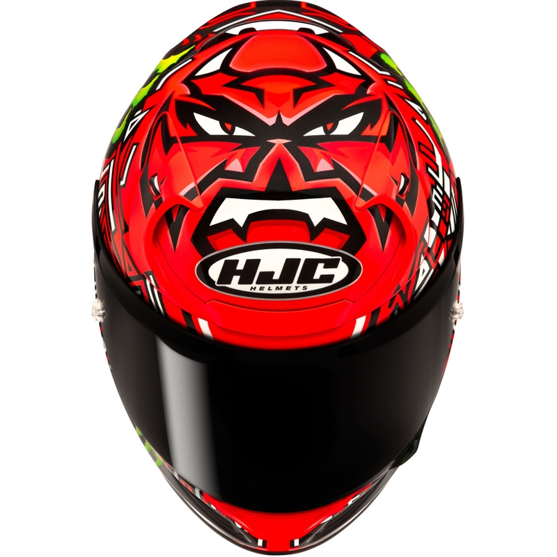 HJC RPHA 12 Quartararo Replica II MC1 integraal motorhelm rood-zwart