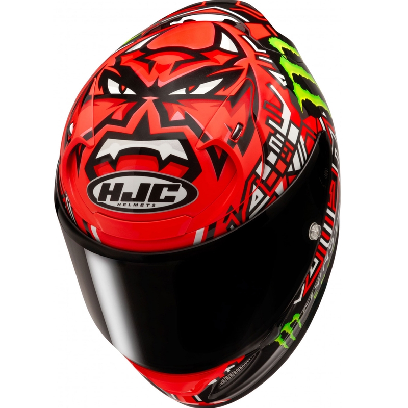 HJC RPHA 12 Quartararo Replica II MC1 integraal motorhelm rood-zwart