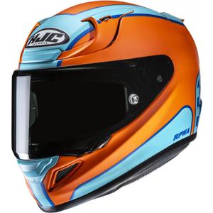 Integraal motorhelm HJC RPHA 12 Respon MC27SF oranje-blauw