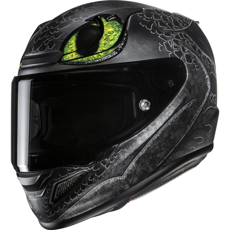 Integraal motorhelm HJC RPHA 12 Toothless II Universal MC4SF zwart