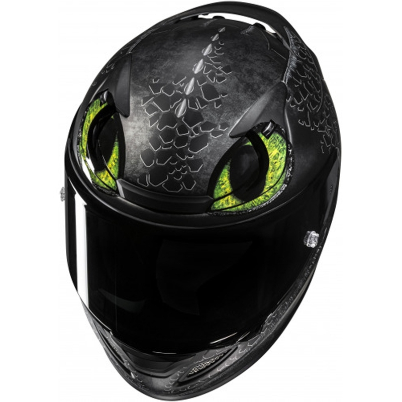 Integraal motorhelm HJC RPHA 12 Toothless II Universal MC4SF zwart