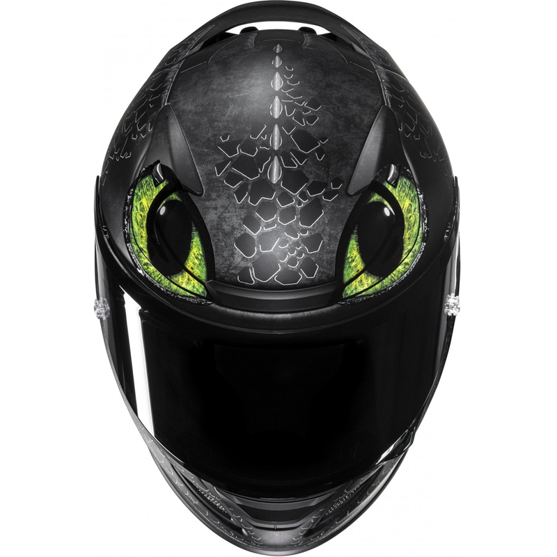 Integraal motorhelm HJC RPHA 12 Toothless II Universal MC4SF zwart