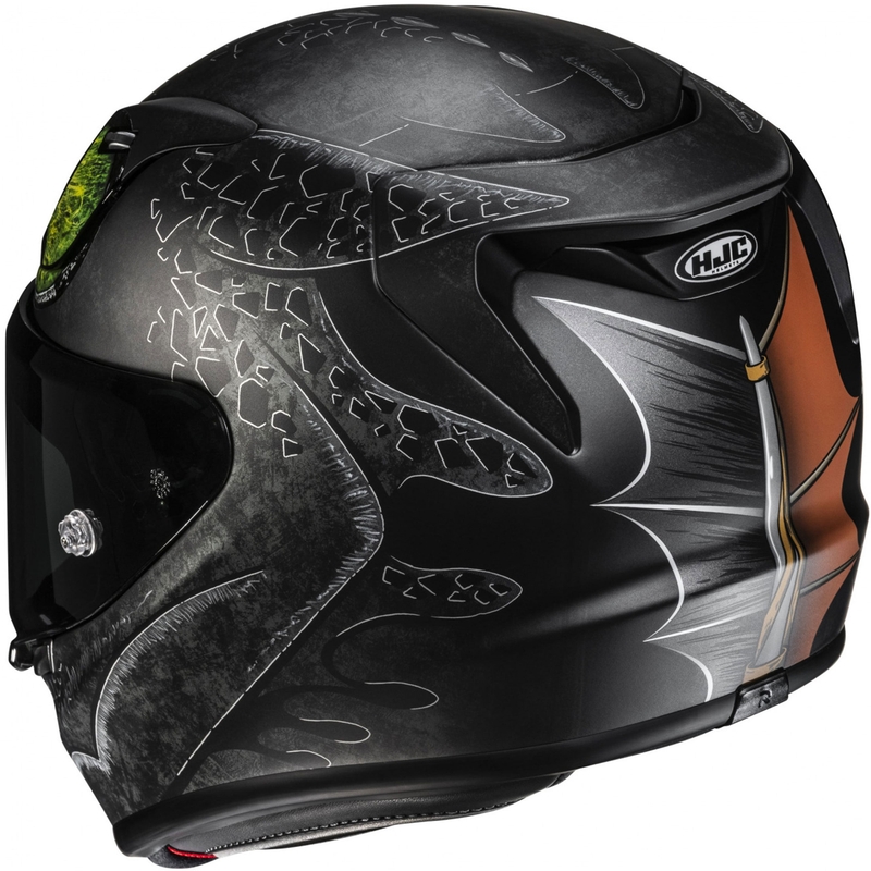 Integraal motorhelm HJC RPHA 12 Toothless II Universal MC4SF zwart