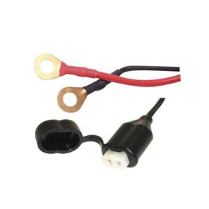 Verlengde kabel met oogklemmen en Oxford-slot