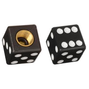Oxford Lucky Dice zwarte ventieldopjes
