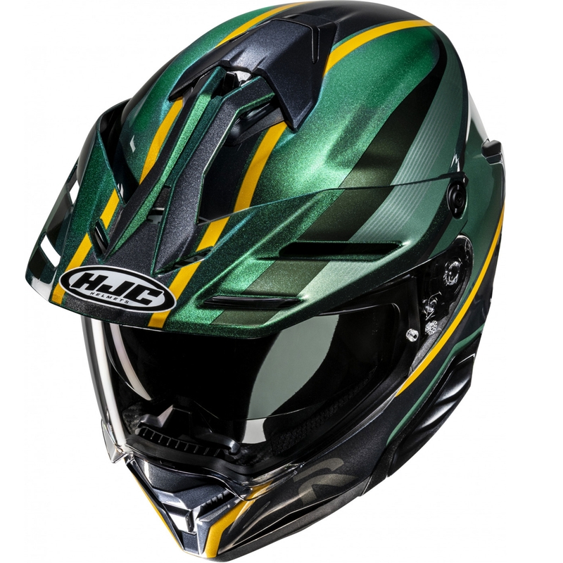 Enduro motorhelm HJC RPHA 60 Arbre MC4 groen-zwart-geel