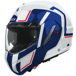 Airoh Mathisse 2 Genius opklapbare motorhelm glanzend blauw-rood