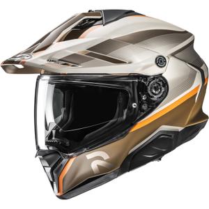 Enduro motorhelm HJC RPHA 60 Arbre MC7SF bruin-beige-oranje
