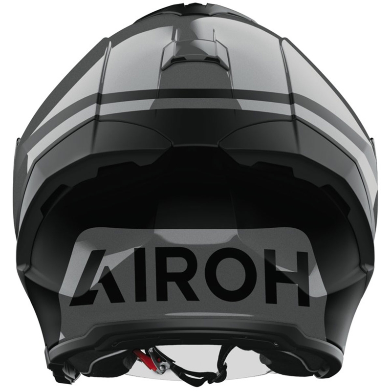 Open motorhelm Airoh H21 Square mat-glanzend zwart-grijs