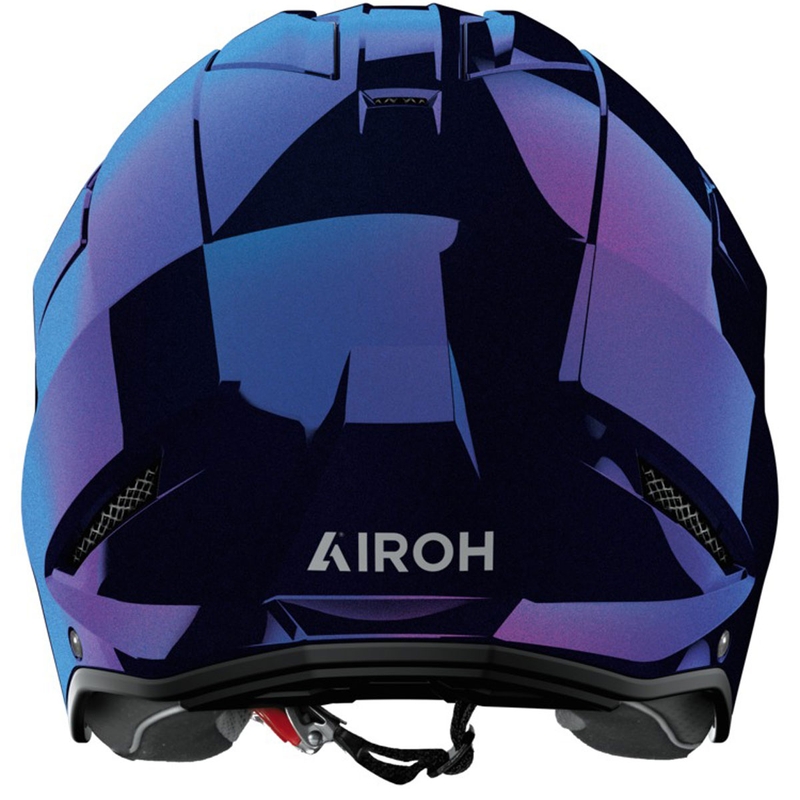 Trial motorhelm Airoh Kombakt Shimmer glanzend paarsblauw