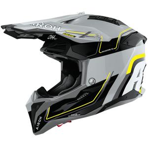 Airoh Aviator 3 Leader motorcrosshelm glanzend geel
