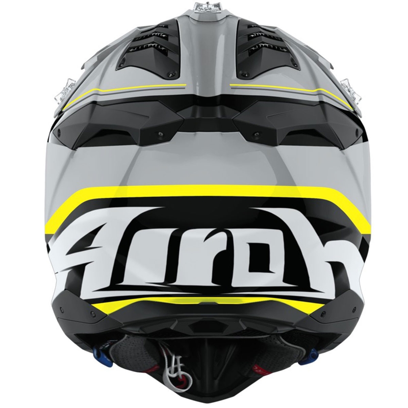 Airoh Aviator 3 Leader motorcrosshelm glanzend geel