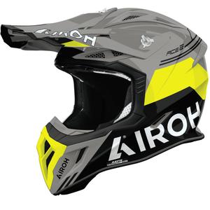 Airoh Aviator ACE 2 Fury crosshelm glanzend geel