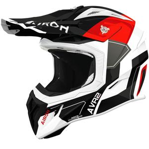 Airoh Aviator ACE 2 Shield crosshelm glanzend rood