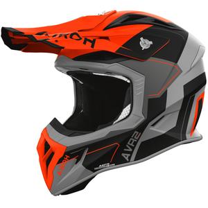 Crosshelm Airoh Aviator ACE 2 Shield mat oranje