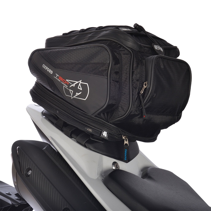 Tanktas en zadeltas Oxford T30R Time Tank 'n' Tailer zwart